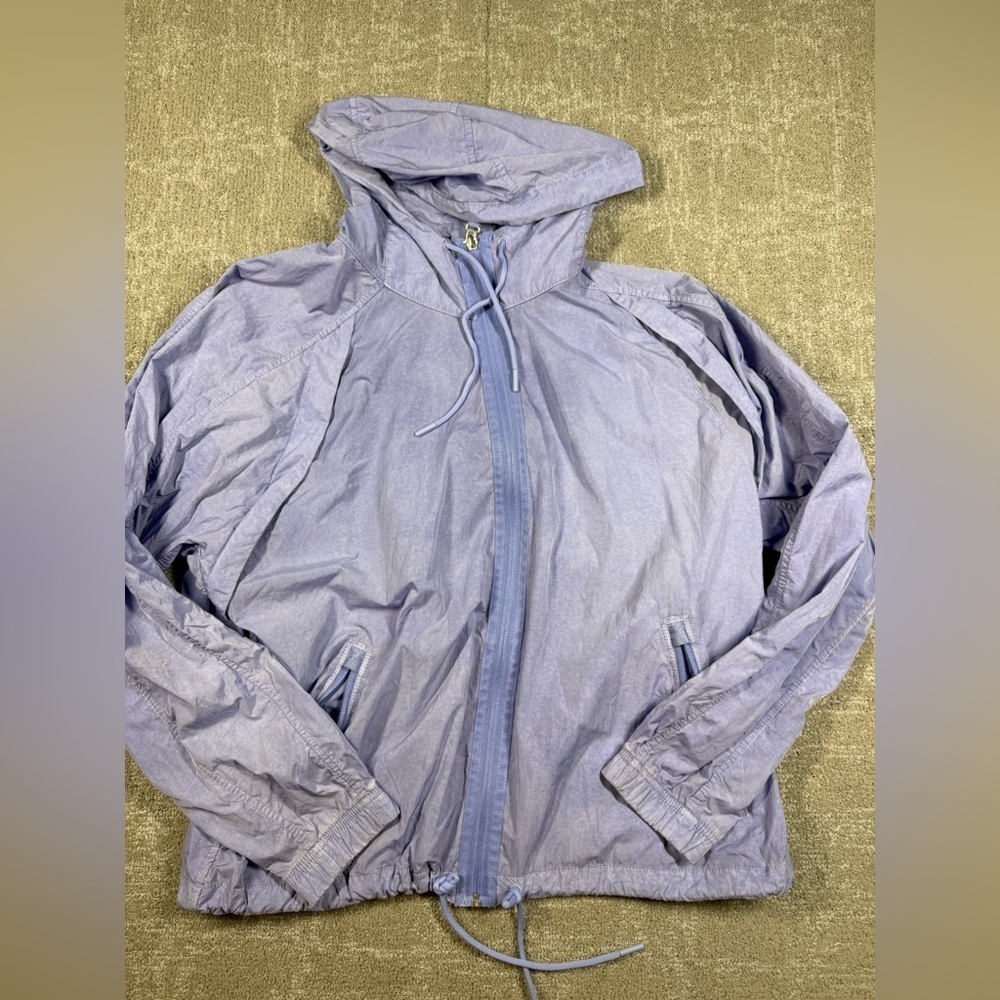 Athleta Expeditions Hike Shell Purple Windbreaker Jacket Womens Size Medium